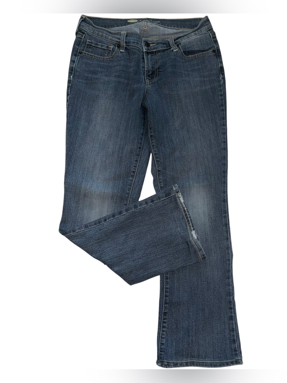 Old Navy Women's Sweathearr Jeans in Dark Blue Wash